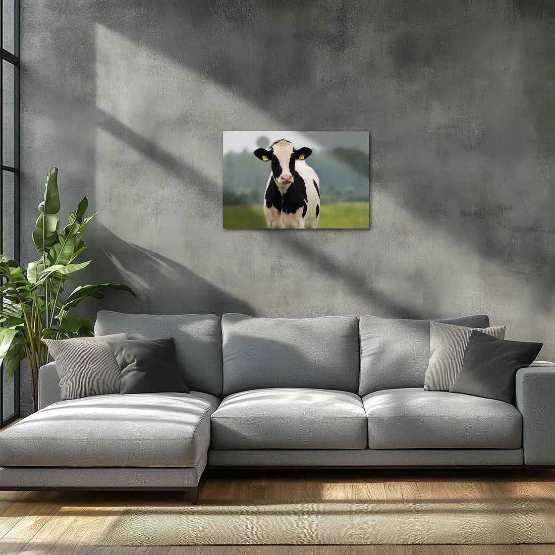 Poster métallique - Vache Prim'Holstein