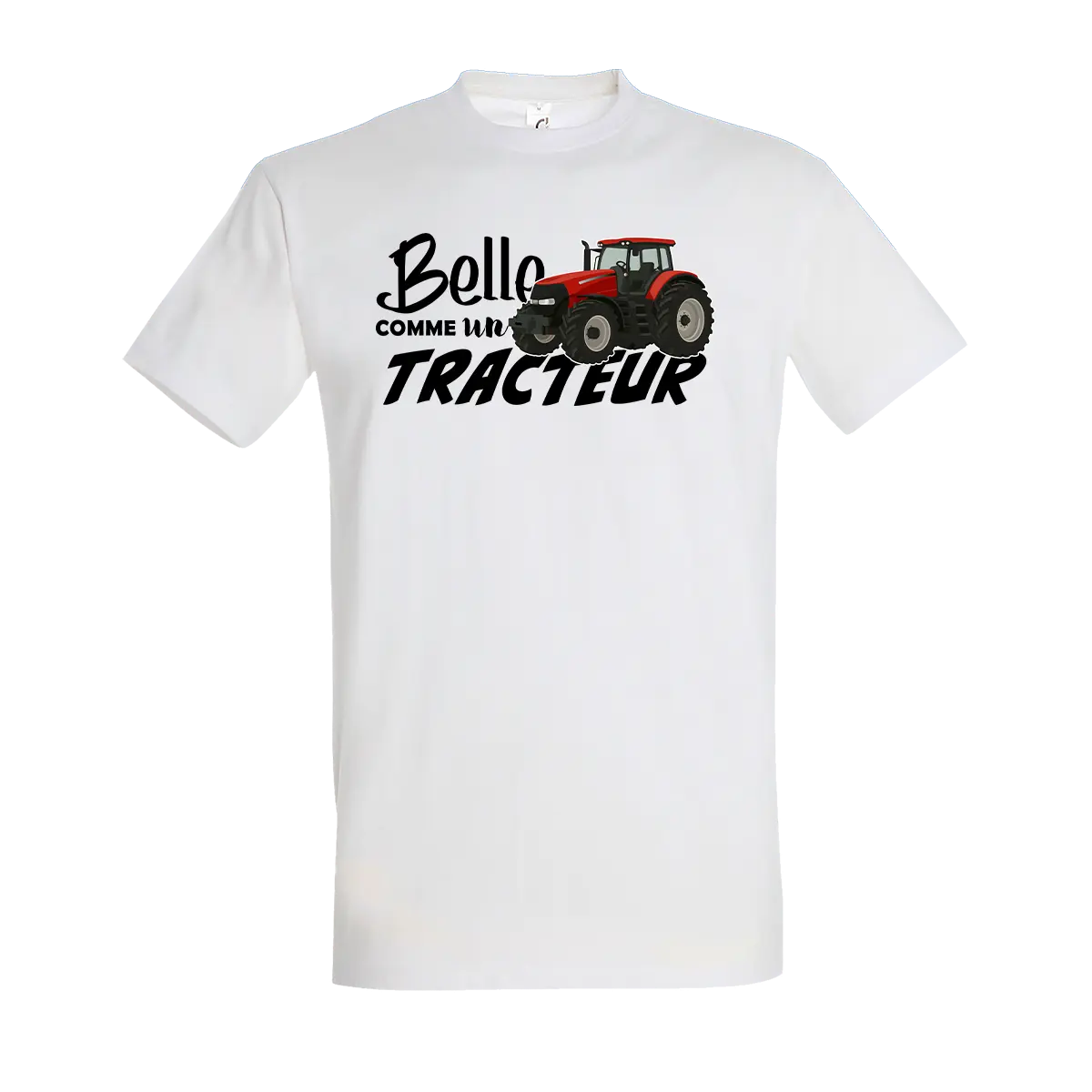 T-shirt Belle Comme Un Tracteur - Personnalisable 🌸 - COQ AGRI