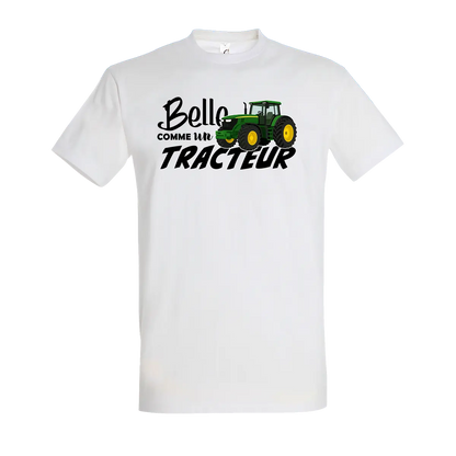 T-shirt Belle Comme Un Tracteur - Personnalisable 🌸 - COQ AGRI