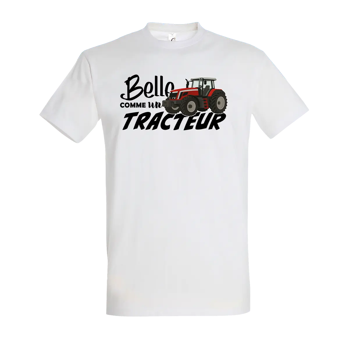 T-shirt Belle Comme Un Tracteur - Personnalisable 🌸 - COQ AGRI