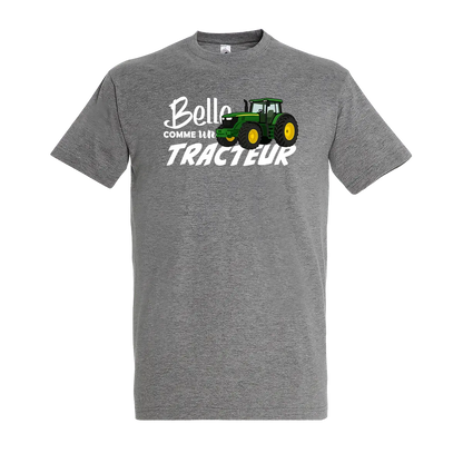 T-shirt Belle Comme Un Tracteur - Personnalisable 🌸 - COQ AGRI