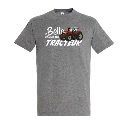 T-shirt Belle Comme Un Tracteur - Personnalisable 🌸 - COQ AGRI