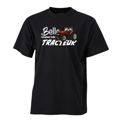 T-shirt Belle Comme Un Tracteur - Personnalisable 🌸 - COQ AGRI