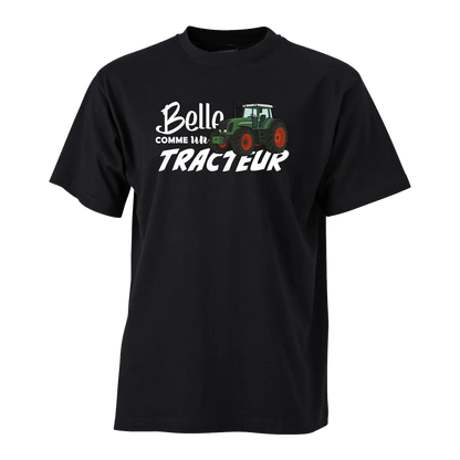 T-shirt Belle Comme Un Tracteur - Personnalisable 🌸 - COQ AGRI