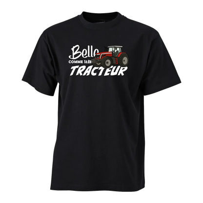 T-shirt Belle Comme Un Tracteur - Personnalisable 🌸 - COQ AGRI