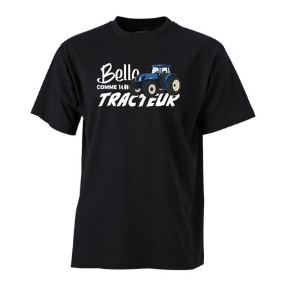 T-shirt Belle Comme Un Tracteur - Personnalisable 🌸 - COQ AGRI