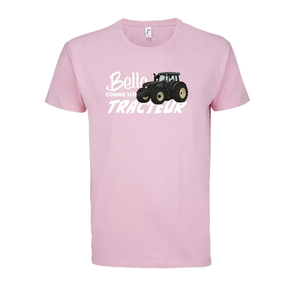 T-shirt Belle Comme Un Tracteur - Personnalisable 🌸 - COQ AGRI