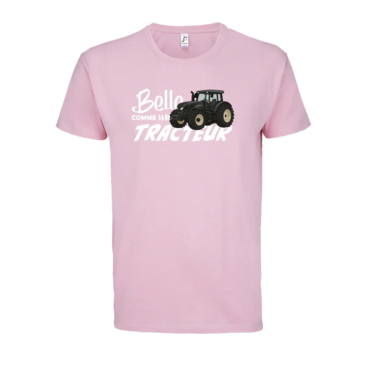 T-shirt Belle Comme Un Tracteur - Personnalisable 🌸 - COQ AGRI