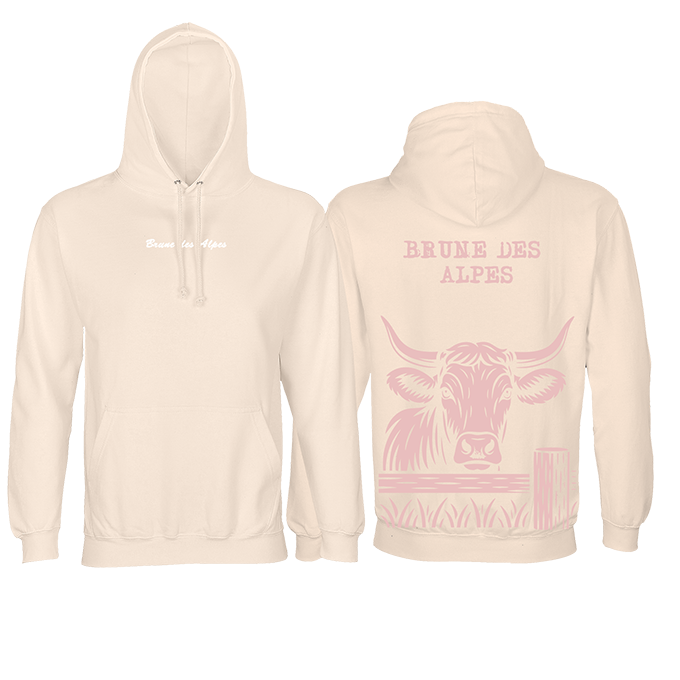 Sweat ~ Vache crème - COQ AGRI