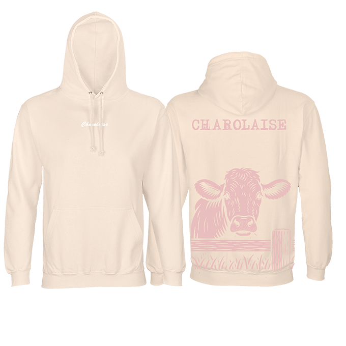 Sweat ~ Vache crème - COQ AGRI