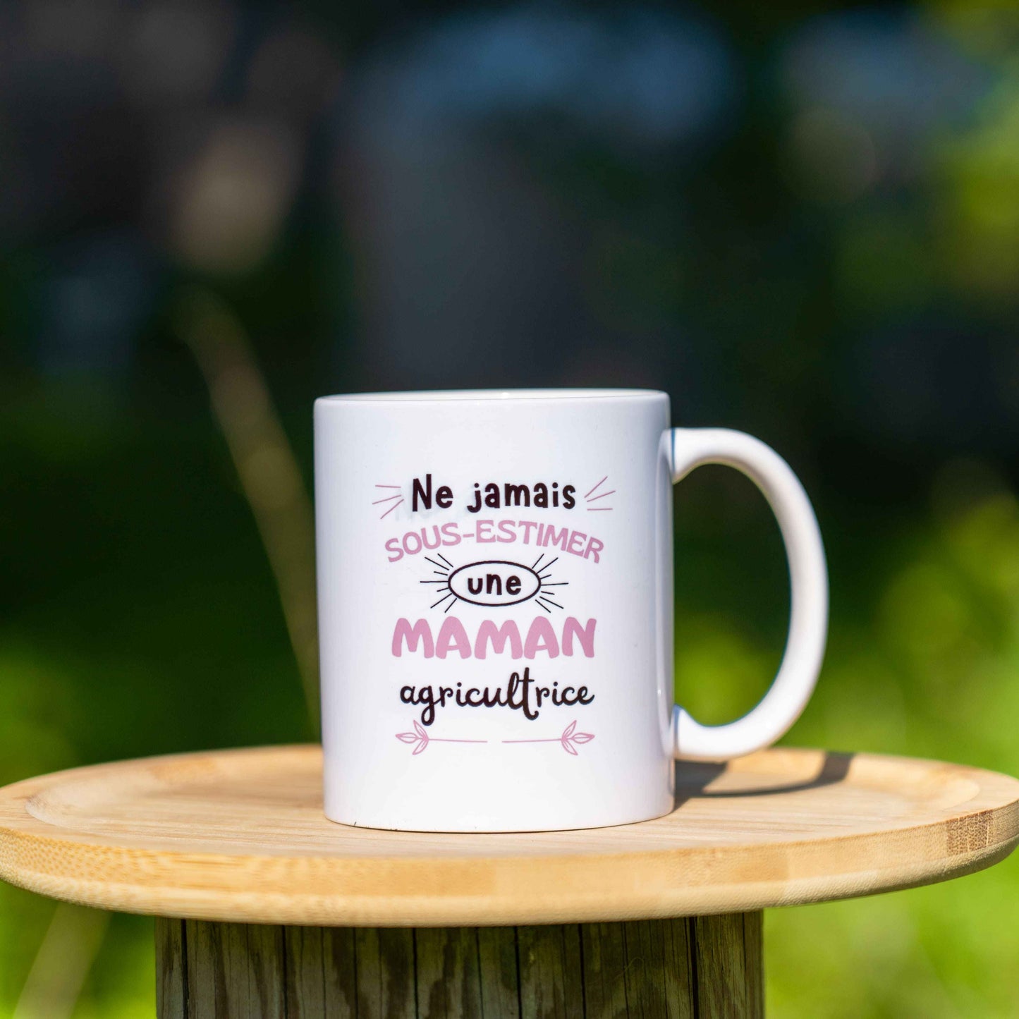 Mug " Ne jamais sous-estimer une Maman Agricultrice "