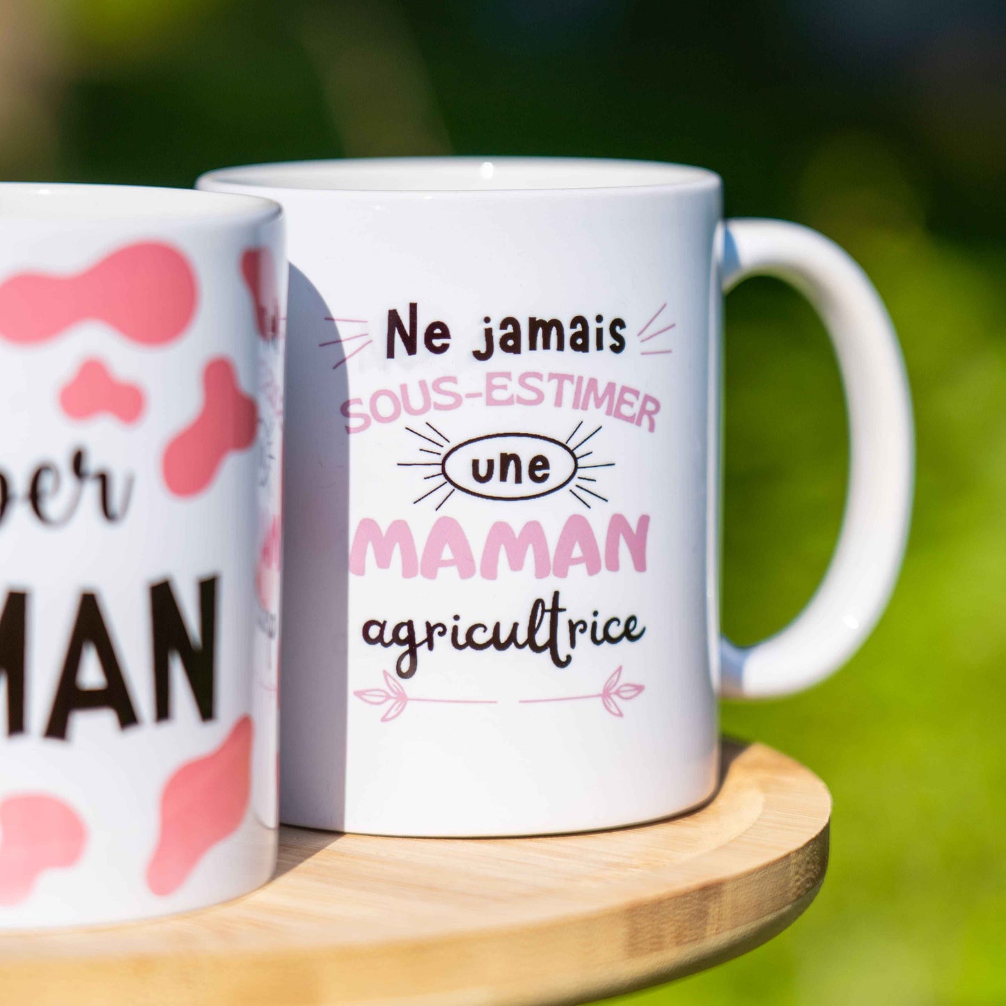 Mug " Ne jamais sous-estimer une Maman Agricultrice "