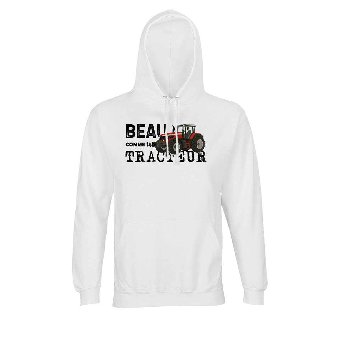 Sweat "Beau comme un tracteur"