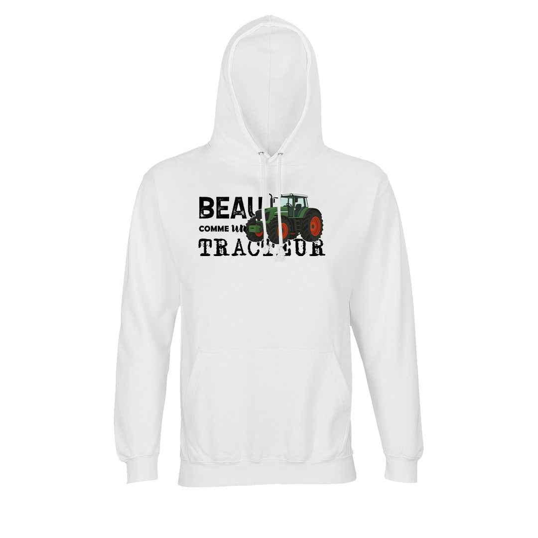 Sweat "Beau comme un tracteur"