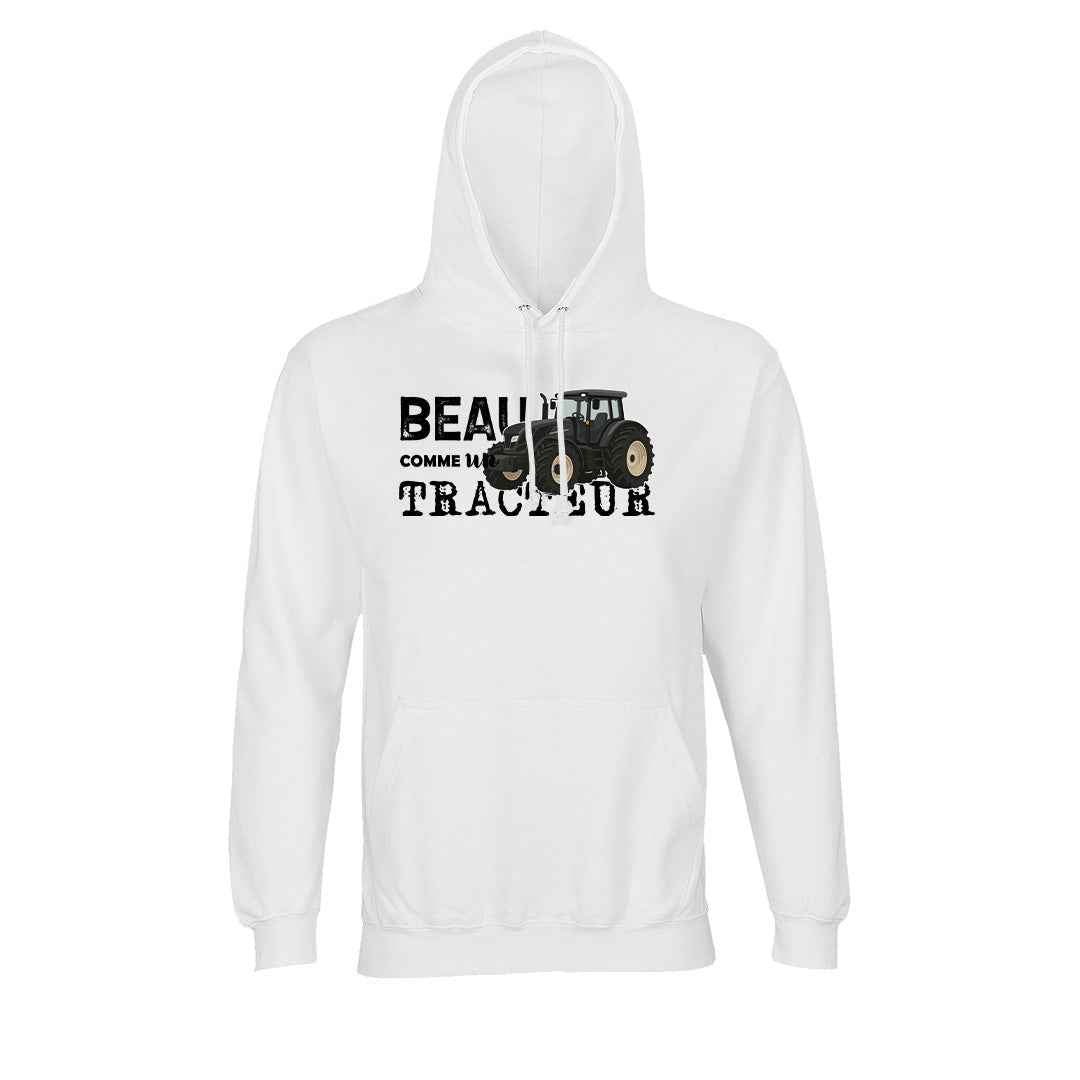 Sweat "Beau comme un tracteur"