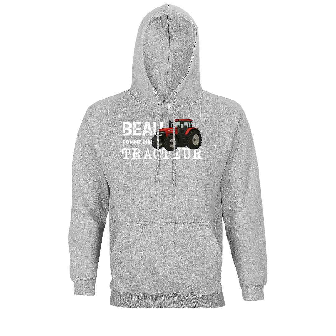 Sweat "Beau comme un tracteur"