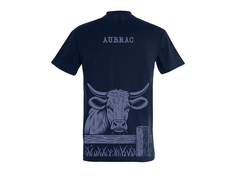 T-shirt Vache Aubrac - COQ AGRI