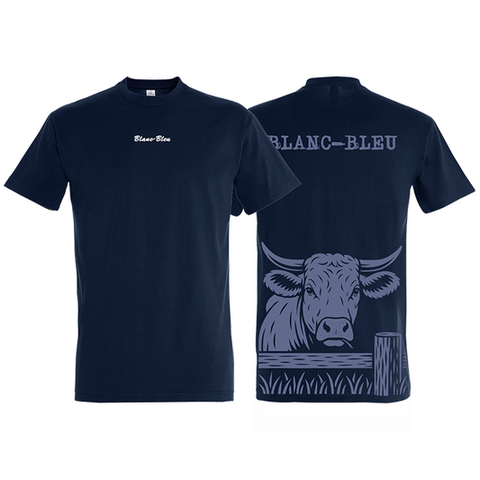 T-shirt enfant Blanc-Bleu