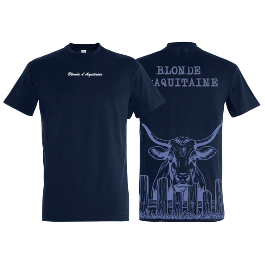 T-shirt Vache Blonde D'aquitaine