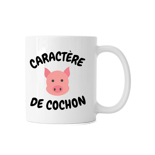 Mug "Caractère de cochon" - COQ AGRI