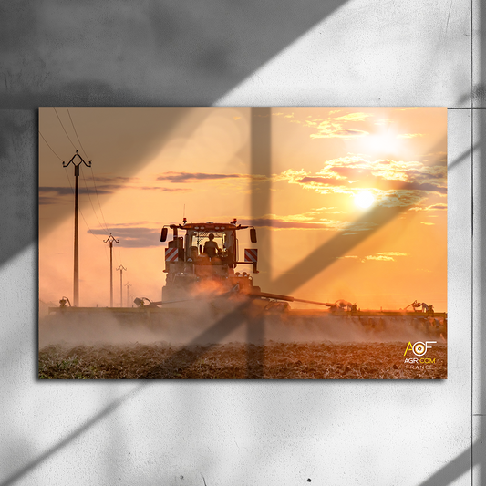 Poster métallique / AGRICOM FRANCE - COQ AGRI