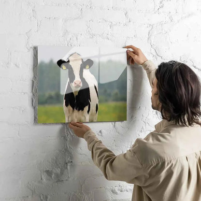 Poster métallique - Vache Prim'Holstein